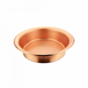 Таз для варенья, медь, 31.6 х 7.8 см, 4.5 л, серия Медная посуда, Кольчугинский Мельхиор, Россия, Кольчугинский мельхиор