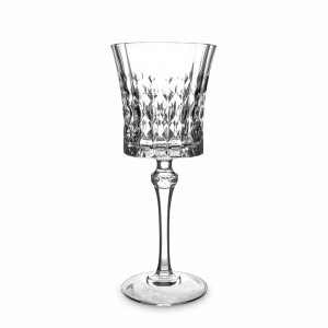 Бокал для вина, 270 мл, хрустальное стекло, серия Lady Diamond, CRISTAL D ARQUES, Франция, CRISTAL D ARQUES (Франция)