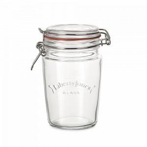 Банка для хранения, 14 см, 500 мл, стекло, сталь, серия Maison Jar, LIBERTY JONES, Китай, Банка для хранения с крышкой