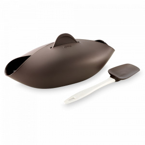 Набор для приготовления хлеба, 2 предмета: форма и лопатка, силикон, коричневый, серия Bread Maker, LEKUE, Испания, LEKUE (Испания)