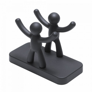 Подставка для салфеток (салфетница) Buddy, материал: ABS пластик, МДФ, размер: 11 х 15,5 х 7,7 см, цвет: черный, UMBRA, Канада, UMBRA (Канада)