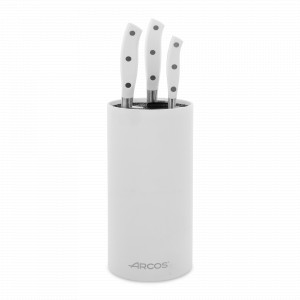 Набор кухонных ножей &quot;поварская тройка&quot;, в универсальной подставке, серия Riviera Blanca, ARCOS, Испания, Скидка 25% на бренд Arcos