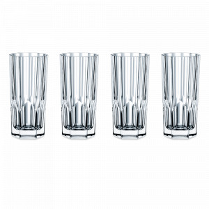 Набор из 4-х стаканов для коктейля, высокие, 309 мл, 7,2 х 15,3 см, хрустальное стекло, серия Aspen, NACHTMANN, Германия, NACHTMANN (Германия)