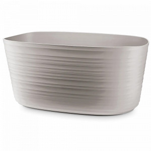 Кашпо для комнатных растений, 39 х 23 см, биопластик, серо-бежевый, серия Tierra, GUZZINI, Италия, Tierra GUZZINI