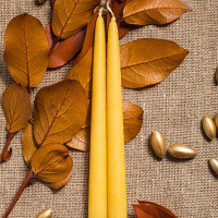 Набор свечей, 30 см, 2 шт, желтый, серия Рустик, Luz Your Senses, Бельгия_00810220056891259291.jpg