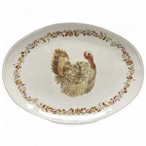 Блюдо овальное, 57 х 40 см, керамика, бежевый, декор, серия Plymouth, COSTA NOVA, Португалия, Блюда сервировочные COSTA NOVA