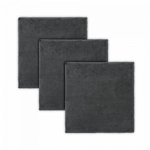 Набор из 3-х салфеток для уборки, 30 х 30 см, поилиэстер, темно-серый, серия Cozy Clean, SMART SOLUTIONS, Китай, Полезные мелочи