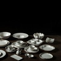 Менажница на 4 секции Cream, 21 х 21 см, каменная керамика, кремовый, серия Essential Asia, ROOMERS TABLEWARE, Нидерланды_00816740058361562515.jpg