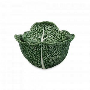 Супница с крышкой «Капуста», 3 л, керамика, зеленый, серия Капуста, Bordallo Pinheiro, Португалия, BORDALLO PINHEIRO (Португалия)