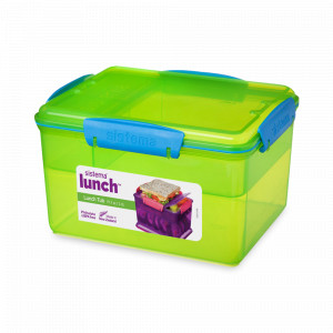 Контейнер с разделителем, 2,3 л, пластик, серия Lunch, SISTEMA, Новая Зеландия, SISTEMA (Новая Зеландия)