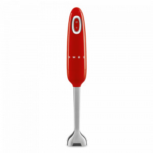 Блендер погружной, нержавеющая сталь, пластик, красный, SMEG, Италия, SMEG (Италия)
