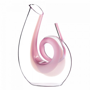 Декантер для красного вина CURLY PINK, 1400 мл, 26,5 см, хрусталь, серия Decanters, RIEDEL, Австрия, Декантер для красного вина