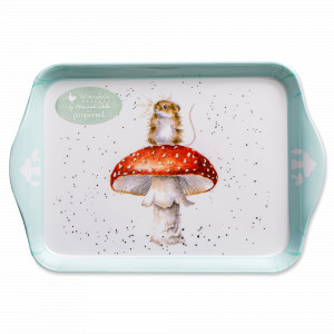 Поднос «На грибочке», 21 х 14 см, пластик, декор, серия Забавная фауна, PIMPERNEL, Великобритания, Подносы