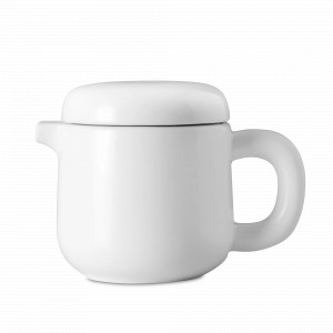 Чайник заварочный с ситечком, 600 мл, фарфор, нержавеющая сталь, белый, серия Isabella, VIVA Scandinavia, Дания, Заварочные чайники с ситечком