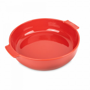 Форма круглая для запекания, 34 см, 3.8 л, керамика, красный, серия Red, PEUGEOT CERAMIC, Франция, Скидка до -35% на PEUGEOT CERAMIC
