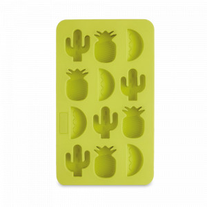 Форма для льда на 12 ячеек Tropical, 22 х 13 см, силикон, зеленый, серия Bar Craft, KITCHEN CRAFT, Великобритания, KITCHEN CRAFT (Великобритания)
