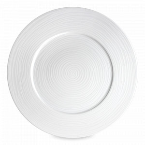 Тарелка обеденная, 31 см, костяной фарфор, белый, серия White Fantasy, TAITU, Италия, Большие тарелки