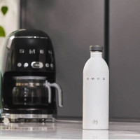 Бутылка для воды, нержавеющая сталь 18/8, 1000 мл, белый, серия 24Bottles, SMEG, Италия_00821740048432982216.jpg