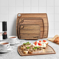 Доска разделочная композитная c желобом, 29х22см, зебрано натуральный, серия Fashion, ComposeEat, Россия_00810830052453955787.jpg