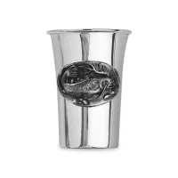 Стопка «Сом», 65 мл, латунь, серия Охотничий домик, Кольчугинский Мельхиор, Россия, 