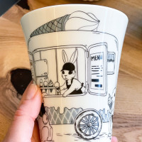 Кружка с кроликом, 400 мл, фарфор, декор, серия Путешествия, CLAYSTREET, Россия_00806760048290995934.jpg