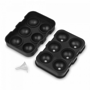 Форма для льда на 6 шаров, силикон, черный, серия Bar Craft, HOMEFEEL, Россия, HOME FEEL (Россия)