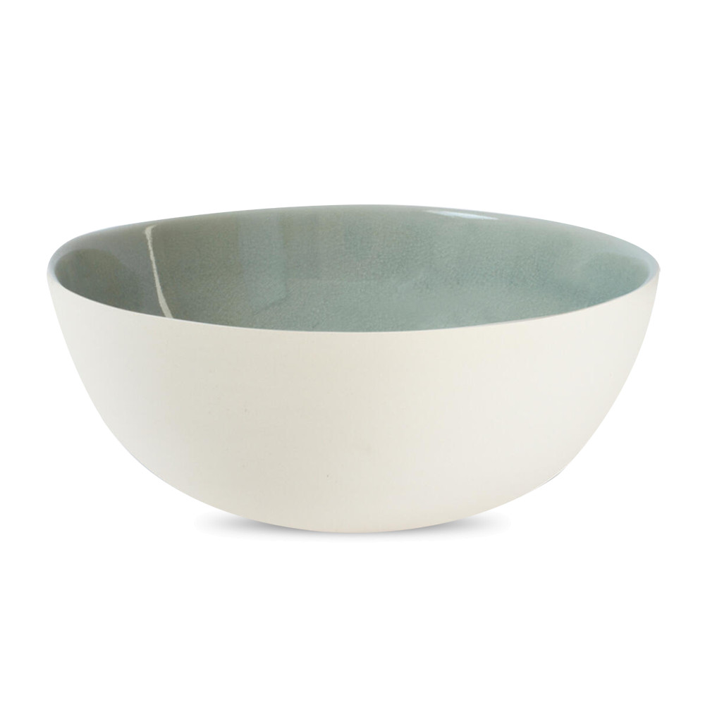 Салатник 22,5 см, керамика, серо-зеленый, серия Maguelone, JARS, Франция
