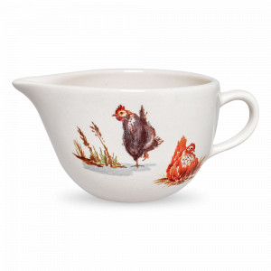 Молочник , 240 мл, фарфор, белый, декор, серия Country Farmyard, GRACE BY TUDOR, Великобритания, GRACE BY TUDOR (Великобритания)