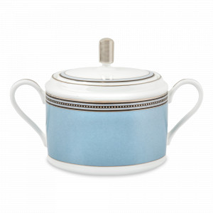 Сахарница , объем: 400 мл, материал: костяной фарфор, цвет: декор, серия Богарт платиновый, NORITAKE, Япония, NORITAKE (Япония)