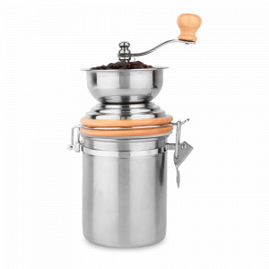 Кофемолка ручная, нержавеющая сталь, дерево, стальной, серия La Cafetiere, KITCHEN CRAFT, Великобритания, Kitchen Craft La Cafetiere