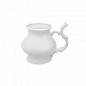 Молочник , 350 мл, фарфор, белый, серия Недекорированный, BERNADOTTE, Чехия, Молочники фарфоровые белые