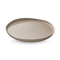 Тарелка обеденная TAUPE, 26 см, керамика, коричневый, серия Brume, GUY DEGRENNE, Франция_00810280038254249369.jpg