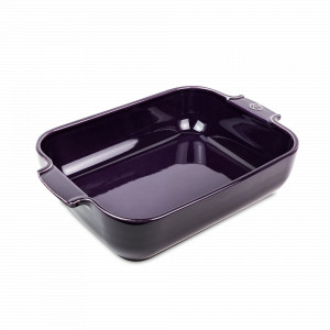 Форма для запекания прямоугольная, 25 х 15.5 см, 1.4 л, керамика, фиолетовый, серия Eggplant, PEUGEOT CERAMIC, Франция, PEUGEOT CERAMIC (Франция)