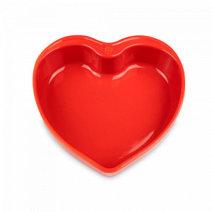 Форма для запекания, 25.8 х 25 см, 1.7 л, керамика, красный, серия Heart, PEUGEOT CERAMIC, Франция, Скидка до -35% на PEUGEOT CERAMIC