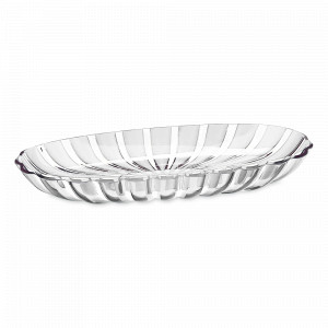 Блюдо овальное, биопластик, 38 х 19 см, перламутровый, серия Dolcevita, GUZZINI, Италия, GUZZINI (Италия)