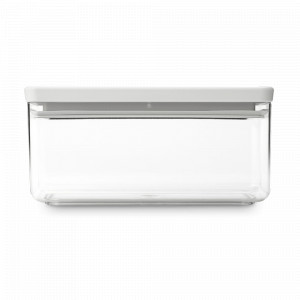 Контейнер модульный для продуктов, 1.5 л, 22 х 11 х 10.5 см, пластик, светло-серый, серия Tasty+, BRABANTIA, Бельгия, Контейнеры для продуктов BRABANTIA