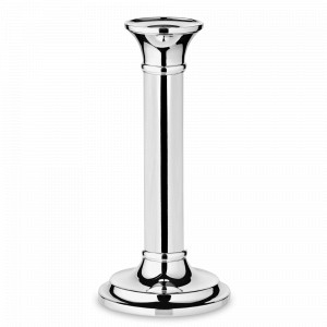 Подсвечник для столовой свечи Fiona, 18 см, нержавеющая сталь, посеребрение, EDZARD, Германия, Подсвечники и канделябры