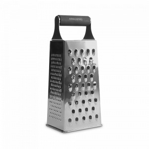 Терка четырехгранная, 24 см, нержавеющая сталь, графитовый, серия Multi, ANNA LAFARG, Китай, Терки