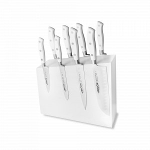 Набор из 8-ми кухонных ножей на подставке из дуба, серия Riviera Blanca, ARCOS, Испания, Набор ножей накири
