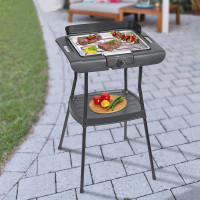 Гриль - барбекю, пластик, нержавеющая сталь, черный, CLATRONIC, Германия_00812390044029348981.jpg