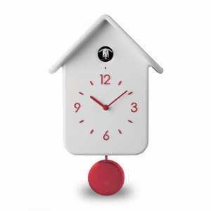 Часы настенные QQ, 24,8 х 12 х 39 см, пластик ABS, механизм, белый, серия Home, GUZZINI, Италия, Кухонные часы