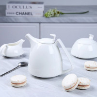 Чайник заварочный Savanna, 800 мл, фарфор, белый, WALMER, Великобритания_00812230042635194844.jpg