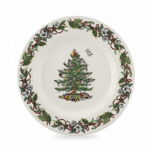 Тарелка обеденная «Эксклюзив», 27 см, фаянс, декор, серия Рождественская ель, SPODE, Великобритания, SPODE (Великобритания)