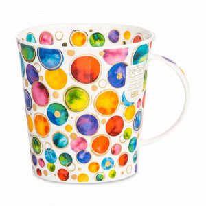 Кружка «Ослепительные круги», 480 мл, костяной фарфор, декор, серия Cairngorm, DUNOON, Великобритания, Дорогие кружки