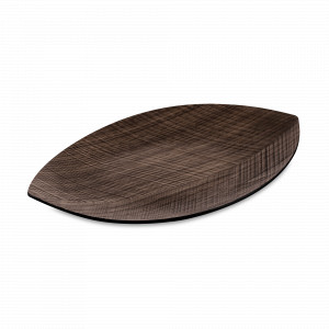 Поднос сервировочный Leaf, 33 х 19,5 см, дерево орех, коричневый, LEGNOART, Италия, LEGNOART (Италия)
