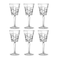 Набор из 6-ти бокалов для вина, 200 мл, хрустальное стекло, серия Etna, RCR, Италия