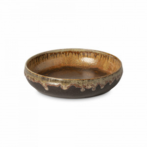 Тарелка для пасты Mocha-latte, 22 см, керамика, коричневый, серия Poterie, COSTA NOVA, Португалия, Тарелки