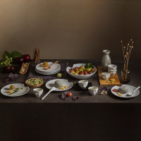 Набор из 2-х закусочных тарелок, 15 см, фарфор, белый, серия With bite, TASSEN, Германия_00810140055575066182.jpg