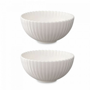 Салатник , 20 см, 1.4 л, фарфор, белый, серия Kitchen Spirit, TKANO, Россия, Салатники белые