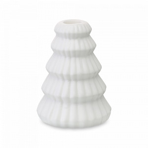 Подсвечник Nordic mood, 13 см, доломит, белый, серия New Year Essential, TKANO, Россия, Подсвечники и канделябры